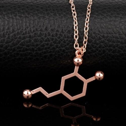 2018 New Arrivals Fashion Jewelry Chemical Molecule Necklace Pendants Women Choker Necklace