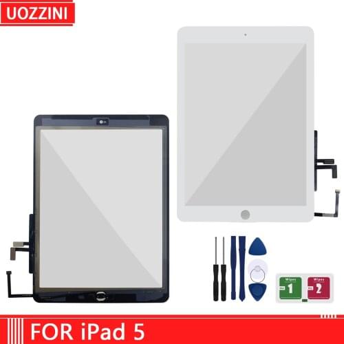New Touch For iPad Air 1 iPad 5 A1474 A1475 A1476 LCD Outer Touch Screen Digitizer Front Sensor Glass Display Panel Replacement