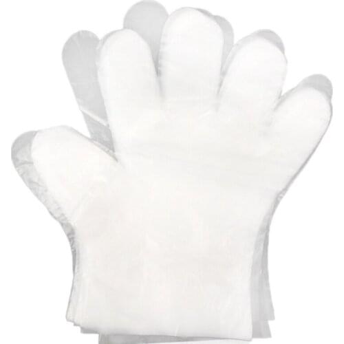 Disposable Gloves for Kids, 100 PCS Plastic Gloves Durable & Latex Free Household Safe Gloves Perfect for All Children Activitie