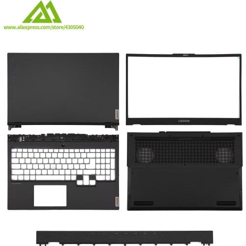 Original New LCD Back Case/LCD Bezel/Palmrest Case/Bottom Case/LCD Strip Trim Bezel Hinge Cover For Lenovo Legion 5-15 15IMH05