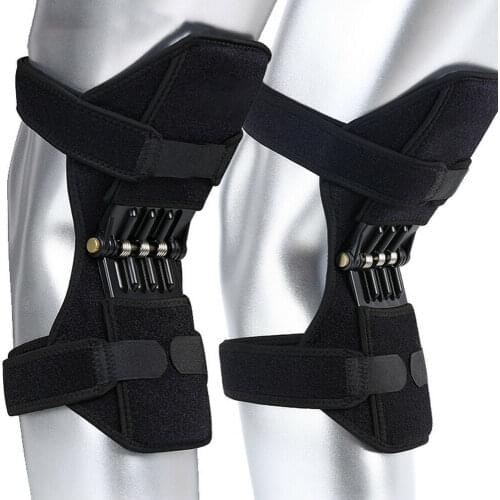 Joint Support Knee Pads Breathable Non-slip Lift Knee Pads Powerful Rebound Spring Force Knee Booster