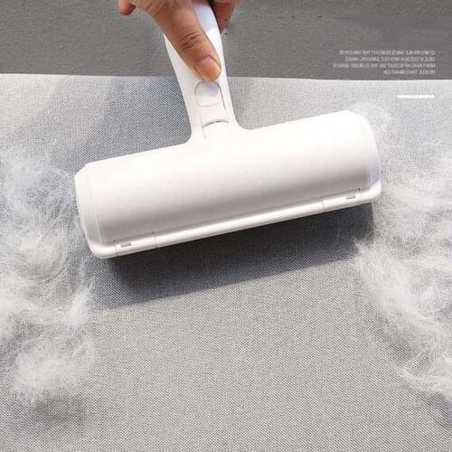 Pet Hair 2-Way Remover Roller Lint Remove Brush Cat Dog Carpet Cleaning Sticking Roller Carpet Cleaner Brushes