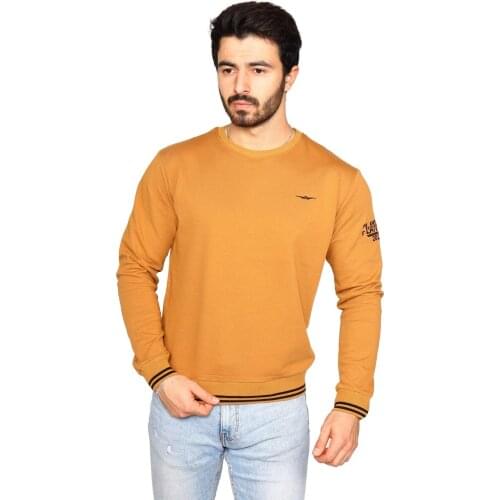 Yellow Sweatshirt with 3 Yarn Fabric Elastic