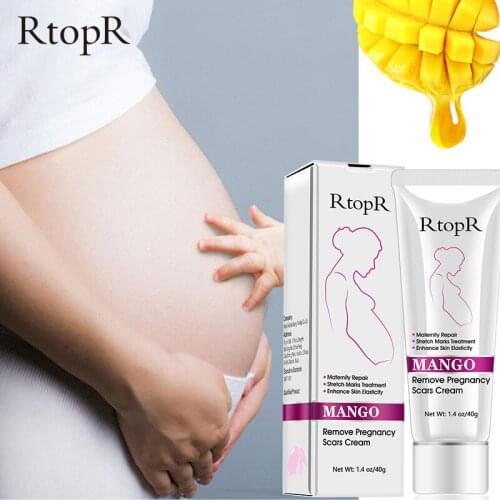 RtopR Pregnancy Scar Removal Cream Pregnant Women Pigment Correction Repair Body Gel Firming And Brightening Stretch Marks 40g