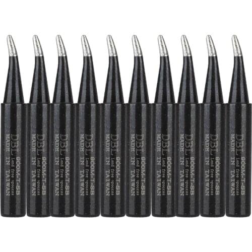 10PCS/Lot Lead-free Soldering Iron Tip 900M-T-SB Welding Sting Head BGA Soldering Rework Accessories