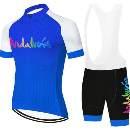 2021 Andalucia maillot ciclismo hombre spain cycling equipmentsummer quick dry jersey abbigliamento ciclismo uomo