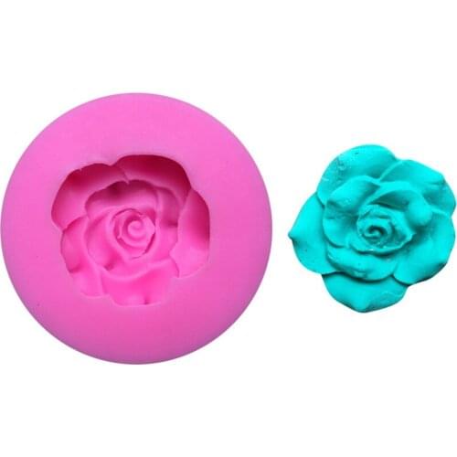 6*1.6CM DIY Sugar Craft Cake Vintage Petal Rose Flower Cake Silicone Mold Fondant Mold Cake Decorating Tools Gum Paste Mold