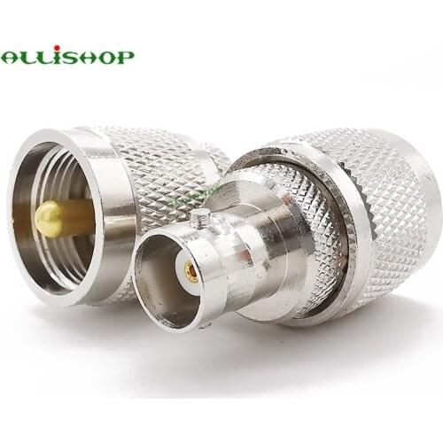 1Pcs BNC Female to UHF Male RF Radio Antenna Coax Adapter Converter Connector BNC Jack to UHF PL-259 Plug RF Coaxial Coax Adapte