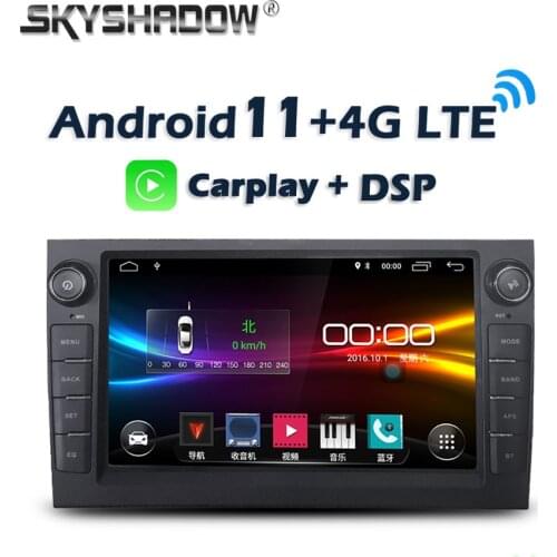 6GB+128GB Carplay 8" DSP IPS Android 10.0 Car DVD Player GPS Map WIFI Bluetooth Radio For AUDI A4 SEAT EXEO S4 RS4 8E 2009-2012