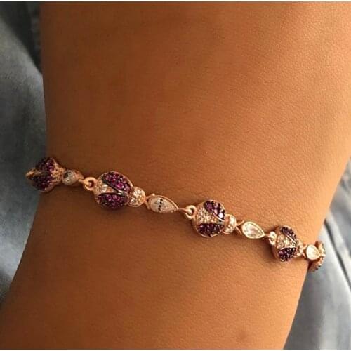 White butterfly 925 Sterling Silver Elevator Wristband Women Girls Jewelry Accessories Fashion Handmade Bracelet