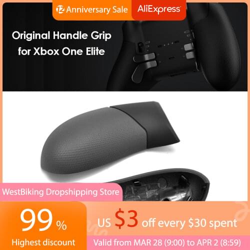 Side Rails Rear Handle Grips Back Panels Dustproof Portable Carrying Decor for Xbox Elite Controller 1698 Parts