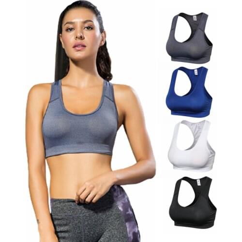 Quick Dry Sports Bra Women Padded Gather Yoga Bra Push Up Gym Running Comfortable Bra Top Women Workout Fitness Crop top
