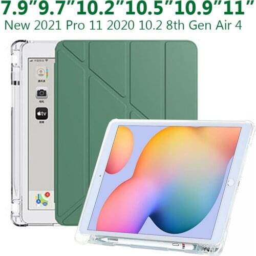 For iPad Air 4 iPad Pro 11 2020 2021 Case iPad 10.2 8th Generation Case Funda 6th 7th Generation 9.7 2018 Air 3 2 Mini 5 Case