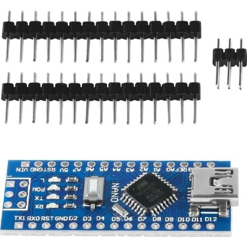 For Arduino Nano Mini USB With the bootloader compatible Nano 3.0 controller v3.0 CH340 USB driver 16Mhz ATMEGA328P 168P