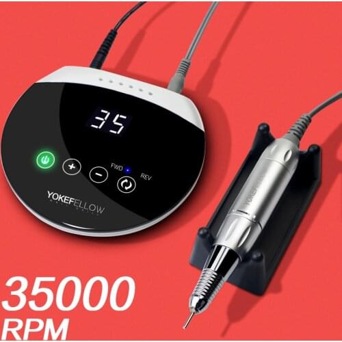 Electric Nail Drill Machine 35000RPM Nail Master With LCD Display Profession Nail File Manicure Drill Set Nail Tools for Salon