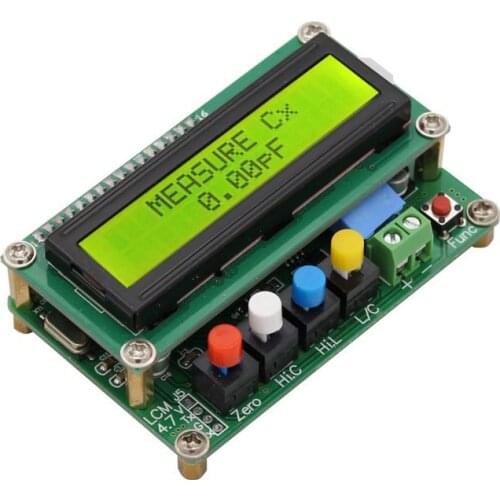 HiMISS LC-100A Digital LCD Capacitance Inductance Meter LC Meter 1pF-100mF 1uH-100H