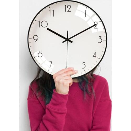 Creative Wall Clock Living Room Simple Modern Design Digital Wall Watches Home Decor Large Clocks Kitchen Marij Uana Vintage B43