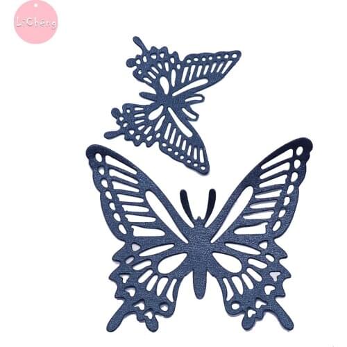 Butterfly Metal Cutting Die Scrapbooking Embossing Folder Alum Paper Card Making Craft Molds Clear Stamps and Slimline Dies
