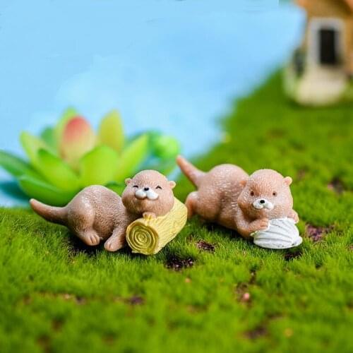 Resin Figures Miniatures Garden Accessories Horse Mushroom for Home Fairy Figurine Decoration Figurines Miniature Figures Animal