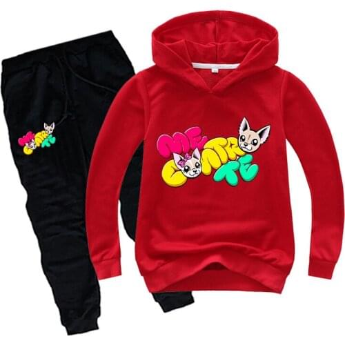 Toddler Boys Clothes Set Cartoon Me Contro Te Kid Teenage Clothing Sets Kids Tracksuit Girls Costume Hoodies+Pants 2 PCS Suits