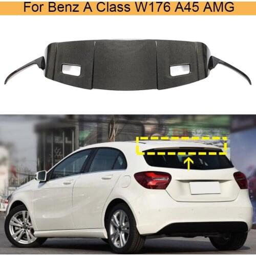 Car Trunk Boot Lid Wing Spoiler For Mercedes-Benz A Class W176 A200 A260 A45 AMG 2013-2018 Rear Spoiler Wing Carbon Fiber