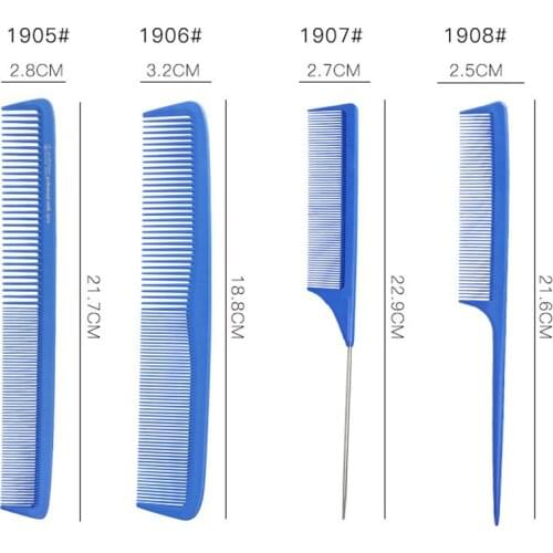 Super Thin Professional Salon Hairdresser Hair Comb Hairdressing Crew Cutting Apple Rat Tail Brush E116