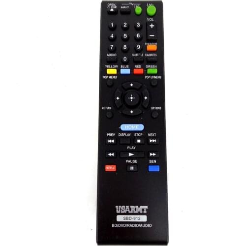 USARMT NEW Blu-ray DVD Player Remote SBD-912 for Sony BDP-S570 BDP-S470 BDP-S270 REMOTE CONTROL BDP-BX57 BDP-S560 BDP-S360