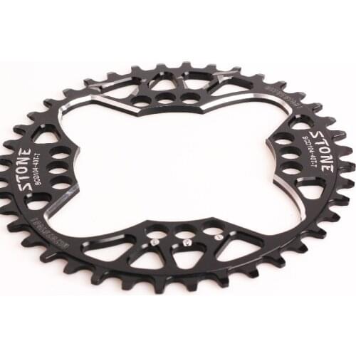 Bicycle BCD104 Chainring Oval Narrow Wide NW teeth 1x System 38 40T 48 50T Black for Shi mano S ram