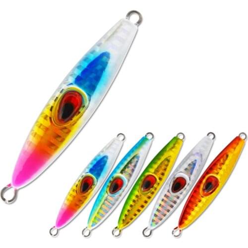 Japanese-quality Iron Plate Lead fish fake bait throwing Sea Fishing River Fishing Super Paint 20/28/40/60g