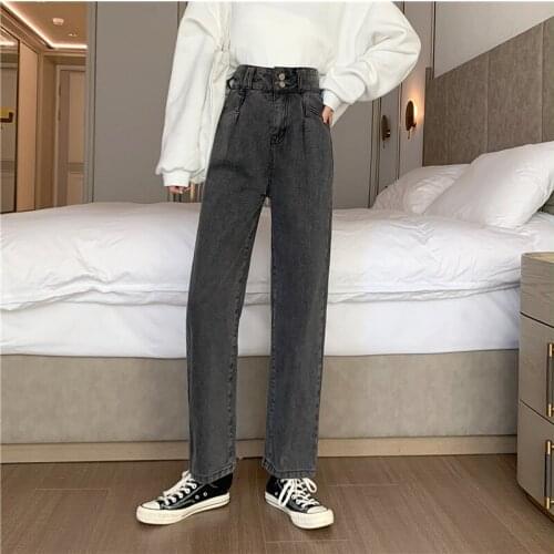 Womens jeans in autumn and winter