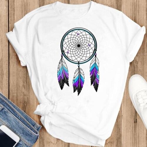 Women Graphic Watercolor Vintage Holiday Cartoon Fashion Summer Female Clothes Print Short Sleeve Tops Tees Tshirt T-Shirt