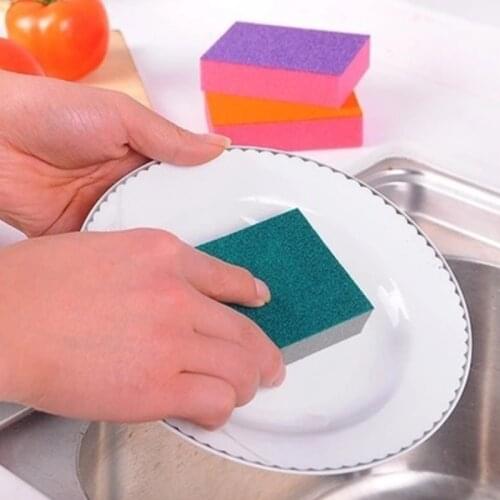1PCS Emery Sponge Magic Eraser For Removing Rust Cleaning Cotton Kitchen Gadgets Descaling Clean Rub Pot Cocina Accessories