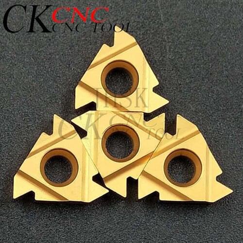 10pcs MMT16IR AG60 US735 MMT16ER AG60 US735 thread turning tool cutting tool external thread lathe tool carbide thread insert