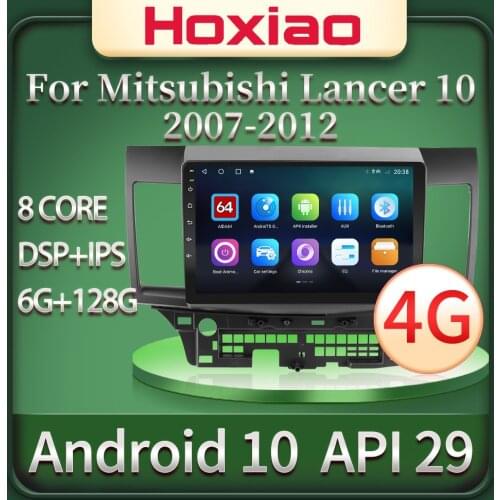 Hoxiao car Android 10 For Mitsubishi Lancer 10inch 2007 - 2013 Car Radio Multimedia Video Player Navigation GPS 2 din no dvd