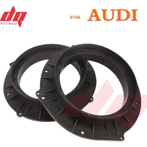 2 PCs Solid Car Speaker Spacer for Audi A5/ A6 Refit Rings Spacers Mat Pad Adaptor Modified Washer Audio Install Black fitting