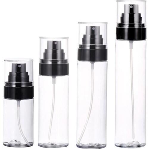4PCS Spray Bottle Portable Refillable Mist Spray Bottle Travel Spray Bottle Spray Bottle Nebulizer Transparent Cosmetic Atomizer