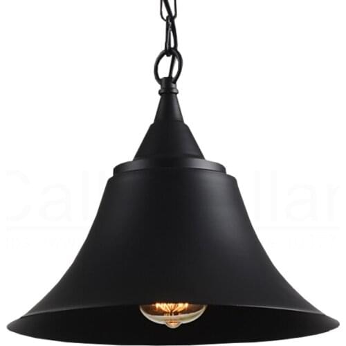 Loft industrial wind tea restaurant small hanging lamps barbecue hot pot shop bar table retro single head iron pot lid light