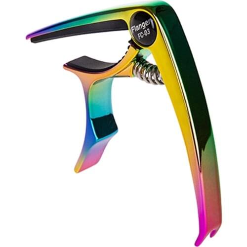 Flanger Guitar Capo Colorful Zinc Alloy Durable String Tension Guitar Capo Ukulele, Classical Guitar Accessories