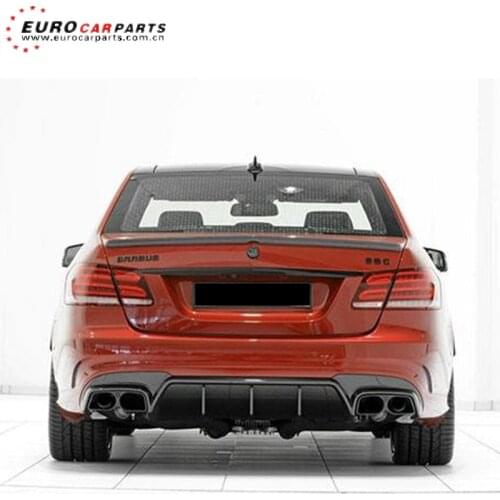 E63 diffuser with exhaust tips fit for MB E-class W212 E63 to E63 B- style diffuser for E63 carbon fiber material quad B-tips