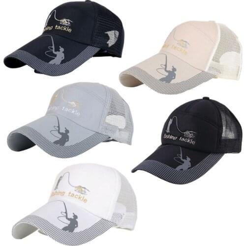Unisex Outdoor Sport Fishing Cap Snapback Golf Hat Sun Visor Adjustable Fashion Wholesale