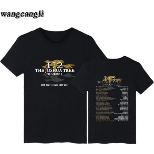 U2 band printed t shirt men women short sleeve t-shirt fashion hip hop Tshirt harajuku streetwear t shirts tops brand clothes