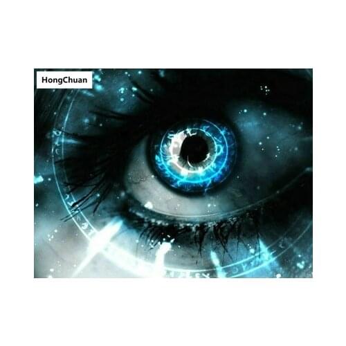 Blue eyes full square round 5d diy diamond painting diamond mosaic crafts diamond embroidery rhinestone decoration gift