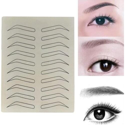 Thrush Practice Makeup Exercise Skin Microblading Latex Eyebrow Practice Skin Eyebrow Permanent Makeup Eyebrow Training Skin