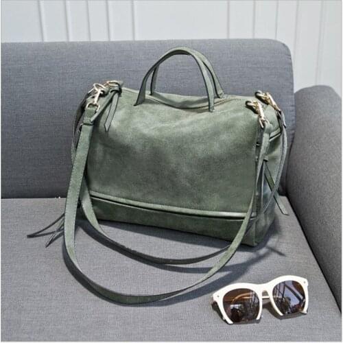 Youth new style European and American fashion handbags PU frosted locomotive large-capacity bag female shoulder bag square bag