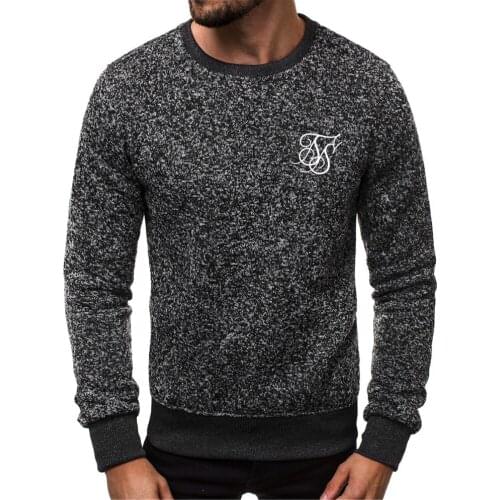 SikSilk Letter Print 2021 Fall/Winter Mens Casual Hoodie High-quality Cotton Pullover Hoodie Hoodie All-match Fashion Hoodie+4