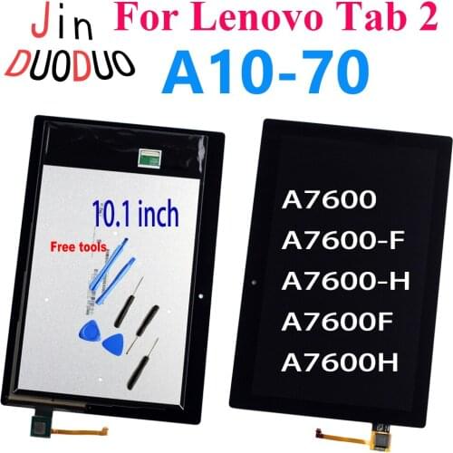 For Lenovo Tab 2 A10-70 A10-70F A10-70L LCD Display Touch Screen Digitizer Glass Sensor Assembly Replacement Parts