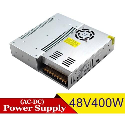 Single Output Small Volume 400W 48V 8.3A Switching power supply dc Transformer 220v 110v AC DC48V SMPS for LED light Stepper CNC