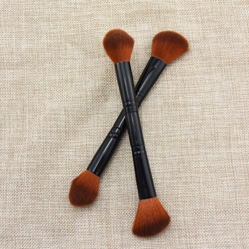 Single Double-headed Makeup Brush Single Highlighting Brush Eyeshadow Brush Skin-friendly Easy To Color Cosmetics Tools