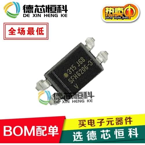 Optocoupler SFH6206-3V optocoupler SFH6206-3T SMD SOP4 new original 6206-3