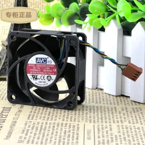 Original FOR AVC 6025 12V 0.26A four-wire PWM speed control DS06025R12UP005 cooling fan